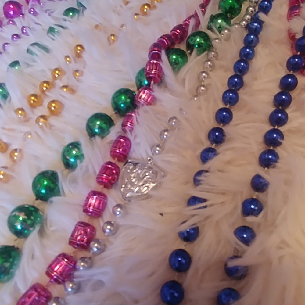 Mardi gras beads